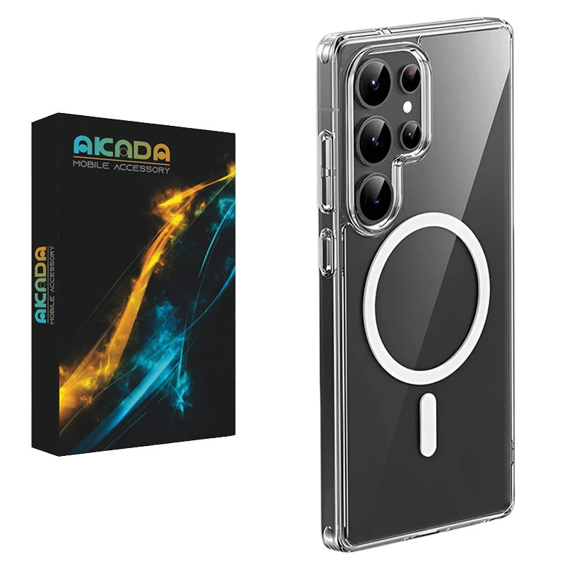 کاور آکادا مدل Magclear مناسب برای گوشی موبایل سامسونگ Galaxy S25 Ultra