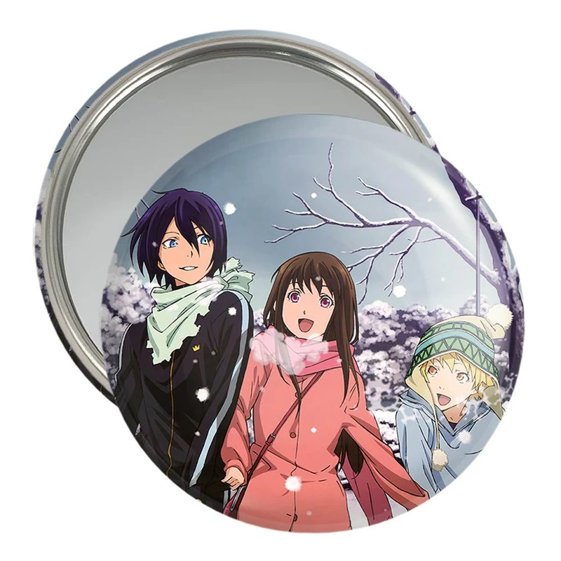 آینه جیبی خندالو مدل یاتو و هیوری و یوکینه انیمه نوراگامی  کد 12692