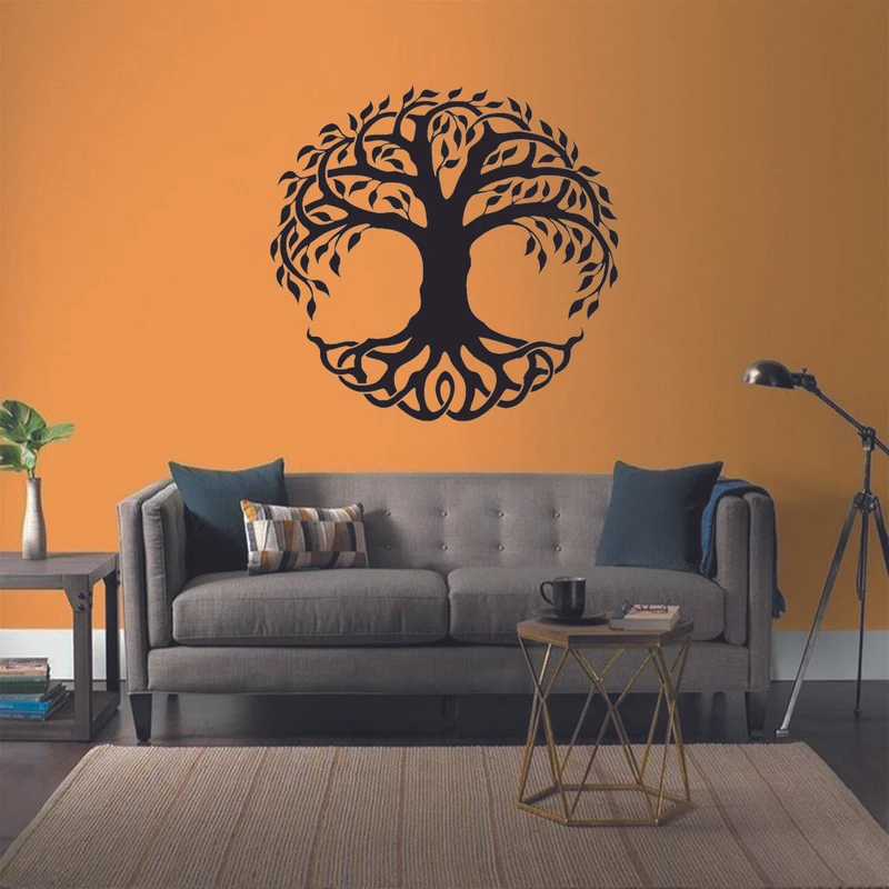 استیکر مدل چوبی طرح درخت کد S75