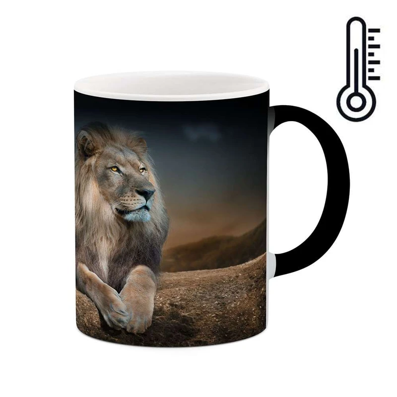 ماگ حرارتی کاکتی مدل شیر کد mgh11383