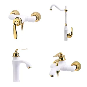 ست شیرآلات ترموزا مدرن مدل بامبو مجموعه 4 عددی