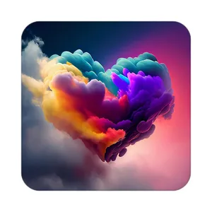 زیر لیوانی کاکتی مدل عاشقانه کد mp10358