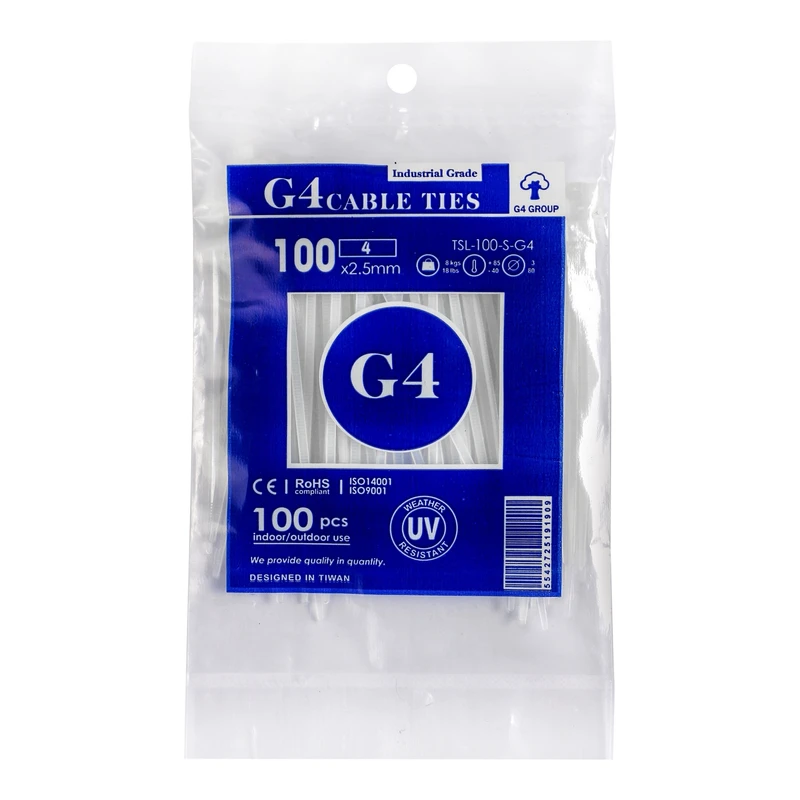  بست کمربندی جی فور مدل G4-100x2.5 بسته 100عددی