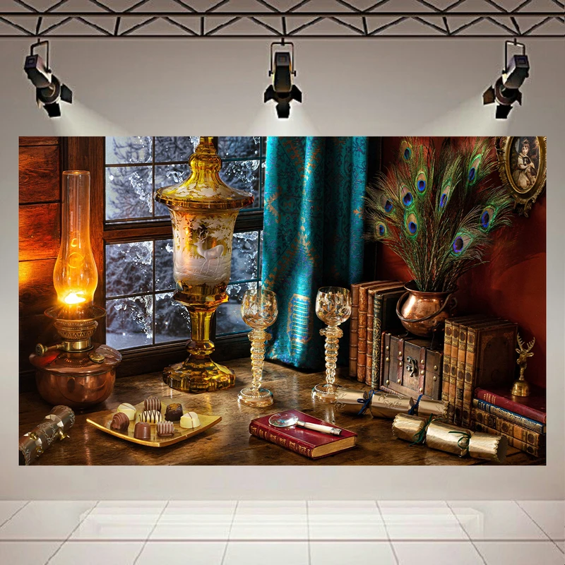 پوستر طرح چراغ قدیمی مدل Classic کد AR12060