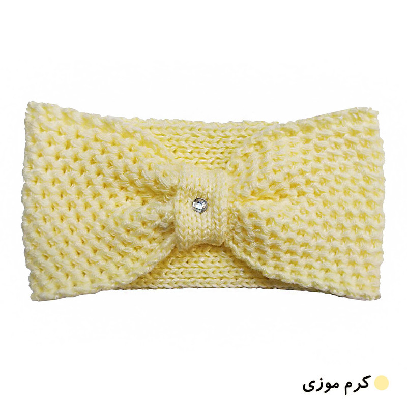  هدبند بافتنی دخترانه کد H11