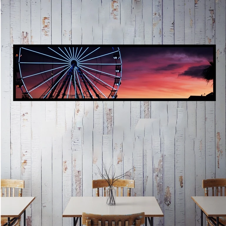 تابلو بکلیت طرح معاری شهری چرخ و فلک مدل کشیده B-7446