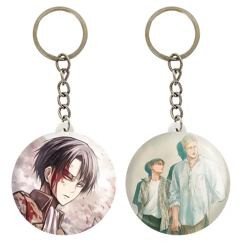 جاکلیدی خندالو مدل لیوای انیمه اتک آن تایتان کد 1862418618 مجموعه 2 عددی