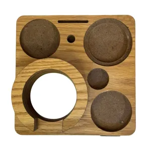 استند نگهدارنده کپسول قهوه مدل مربع چوبی کد 51