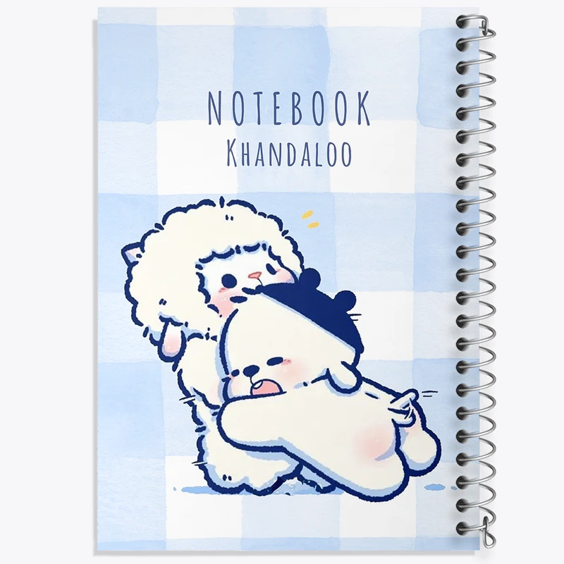 دفتر نقاشی 50 برگ خندالو طرح گوسفند و سگ کیوت کد N4700