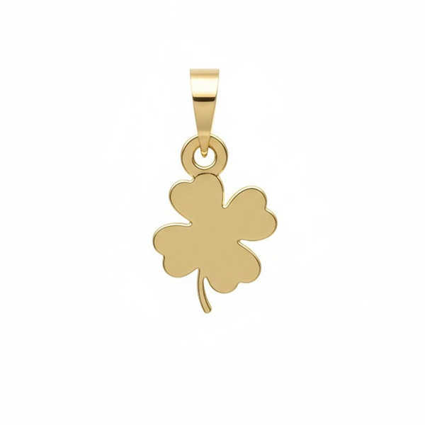 آویز گردنبند طلا 18 عیار زنانه مدوپد مدل گل کد PA1-10505