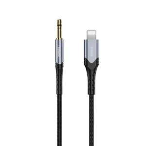 کابل تبدیل لایتنینگ به  AUX ریمکس مدل RC-015i  طول 1 متر