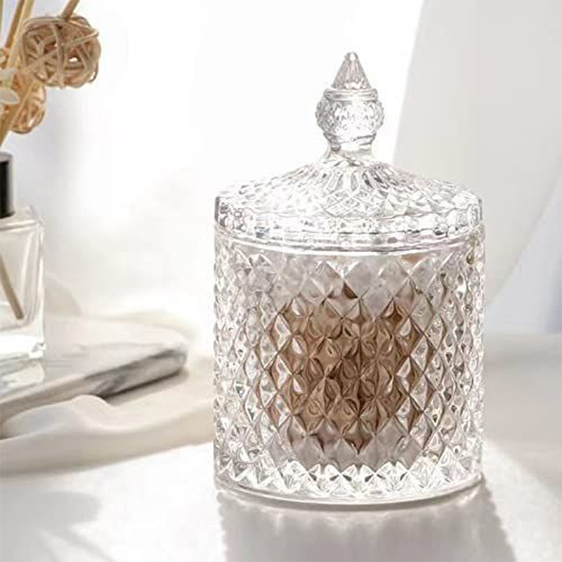 شکلات خوری مدل لوکس بلوری دستساز طرح برجسته کد 220