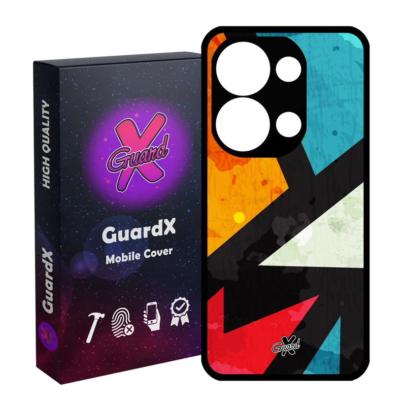 کاور گارد ایکس طرح Colors مناسب برای گوشی موبایل شیائومی Redmi Note 13 Pro 4G / Poco M6 Pro 4G