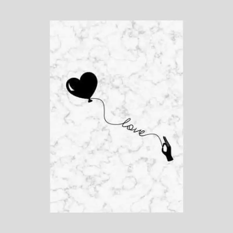 کارت پستال رادکس طرح عشق مدل S685