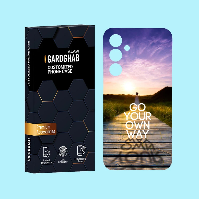 کاور گارد قاب علوی مدل متن مناسب برای گوشی موبایل سامسونگ Galaxy A55