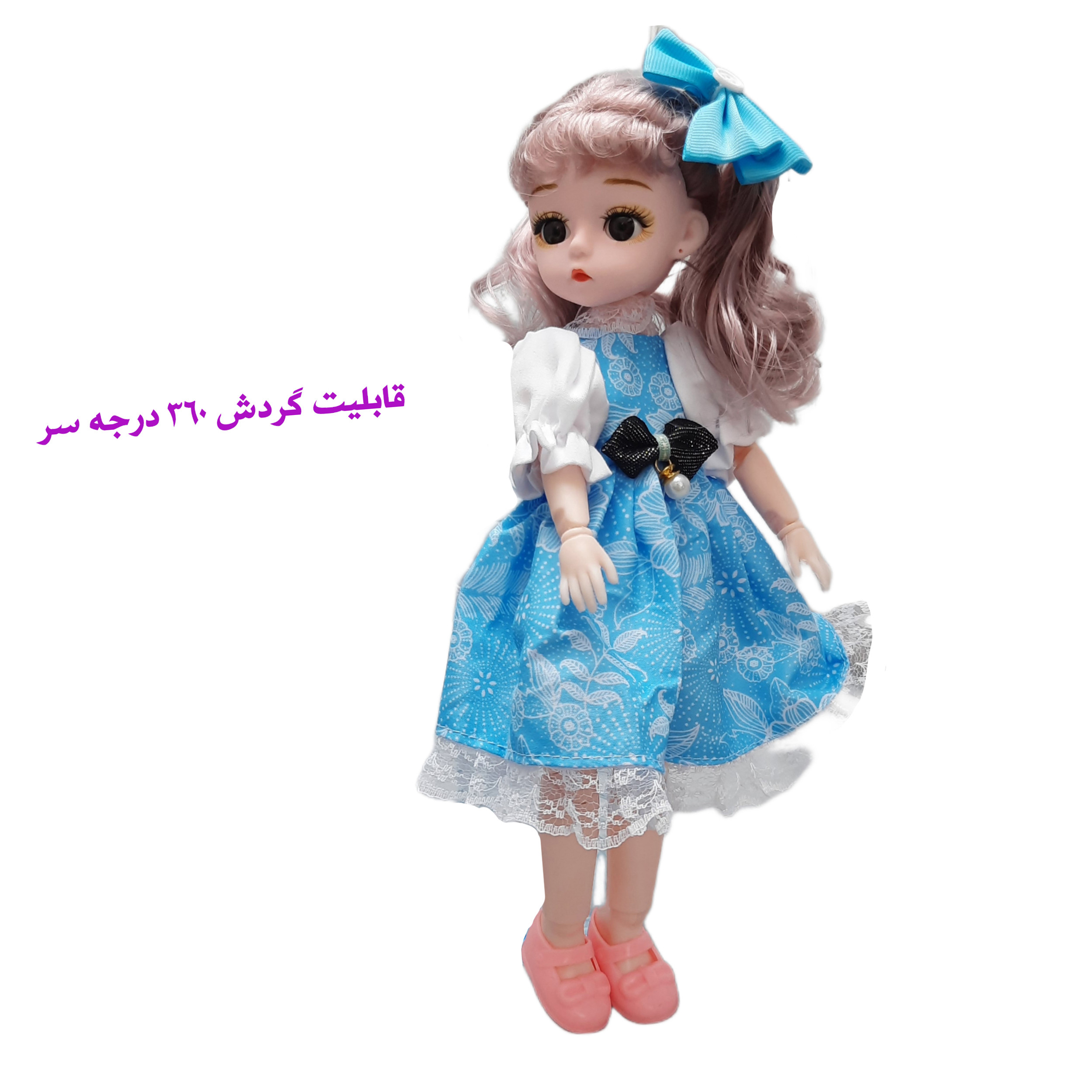 عروسک مدل تمام مفصلی طرح انیمه ارتفاع 30 سانتی متر