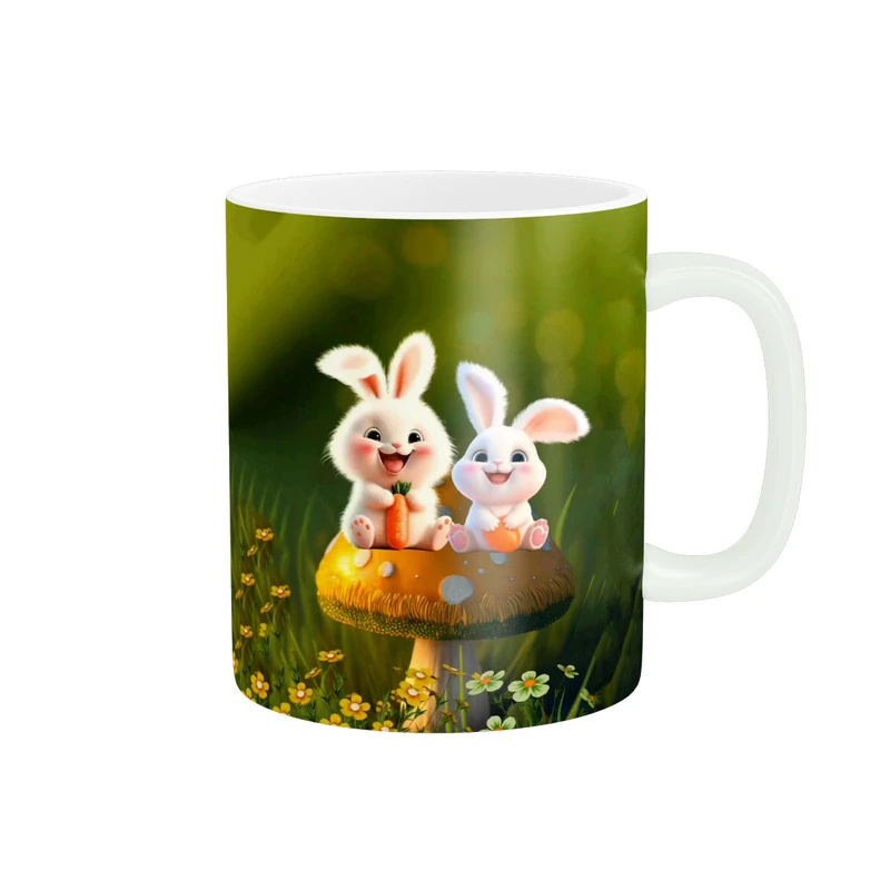 ماگ زیگورات مدل خرگوش خندان کد 2126