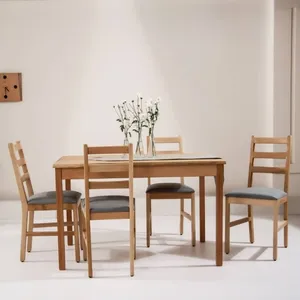 میز و صندلی ناهارخوری 4 نفره مدل آهو ونگه