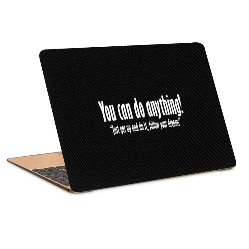 استیکر لپ تاپ طرح you can do anything کد c-1048 مناسب برای لپ تاپ 15.6 اینچ