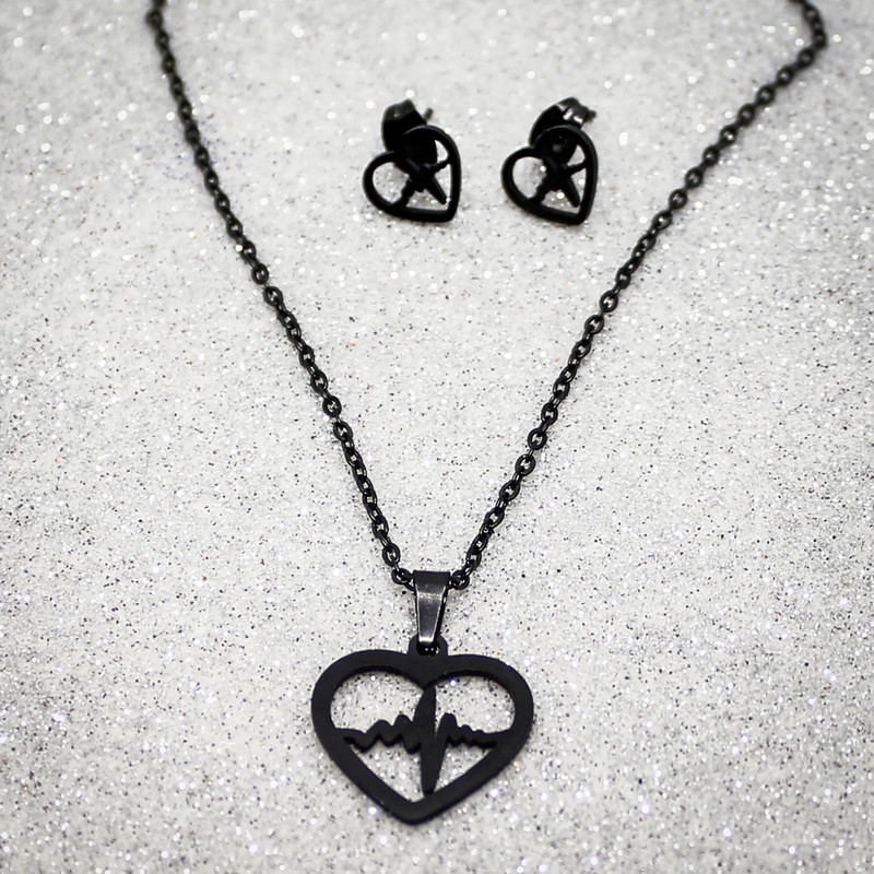 نیم ست زنانه طرح قلب کد RKH_1026 نیم ست زنانه طرح قلب کد RKH_1026