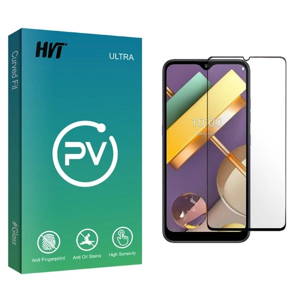 محافظ صفحه نمایش شیشه ای اچ وی تی مدل PV مناسب برای گوشی موبایل ال جی K22