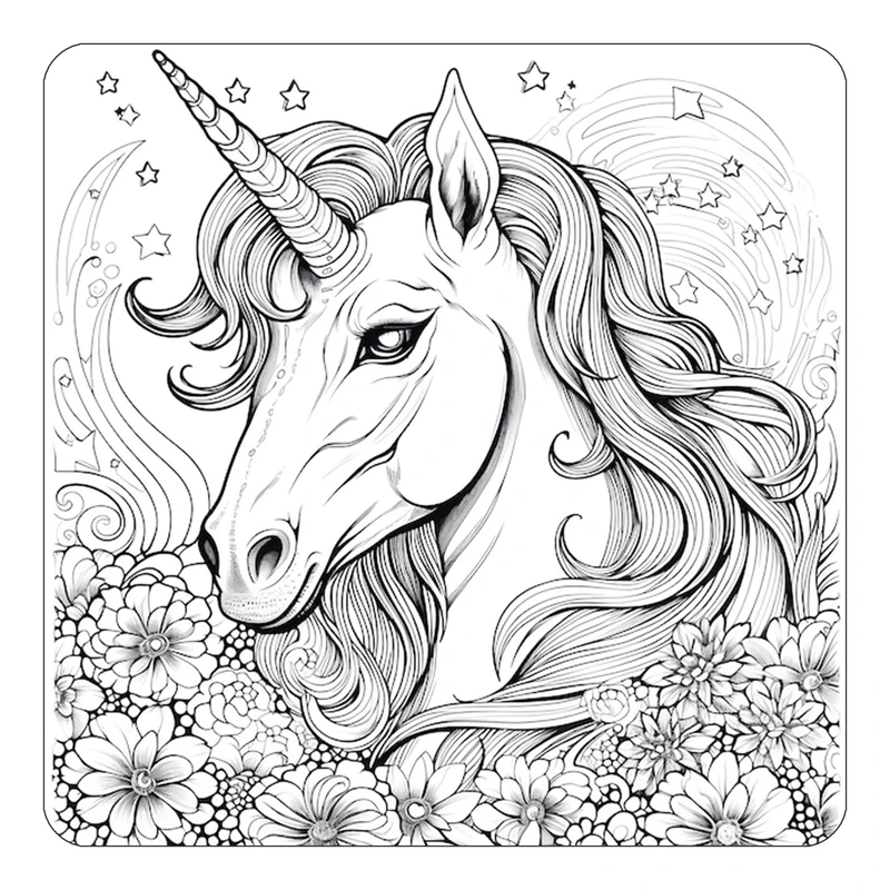 مگنت کاکتی طرح اسب تک شاخ و یونیکورن مدل mp30383