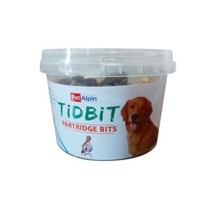 غذای تشویقی سگ تیدبیت مدل PARTRIDGE BITS وزن 150 گرم
