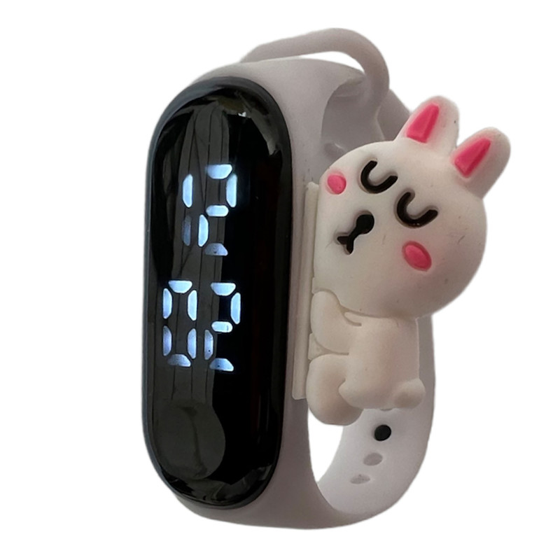 ساعت مچی دیجیتال بچگانه مدل ضد اب سیلیکونی طرح خرگوش کد BB-WI ساعت مچی دیجیتال بچگانه مدل ضد اب سیلیکونی طرح خرگوش کد BB-WI