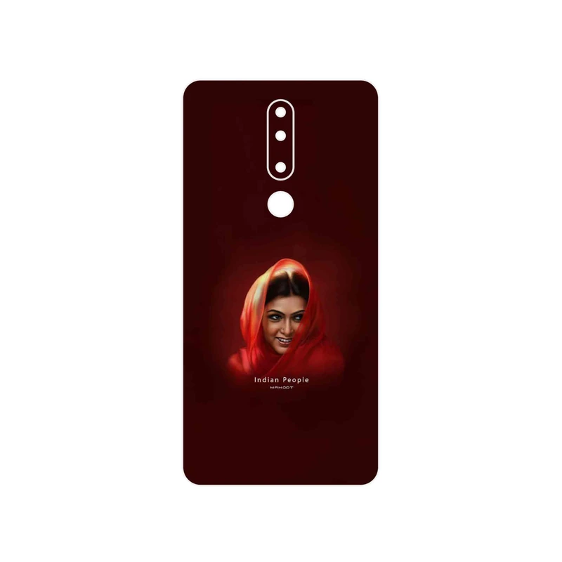 برچسب پوششی ماهوت مدل Portrait of an Indian Woman مناسب برای گوشی موبایل نوکیا 3.1 Plus