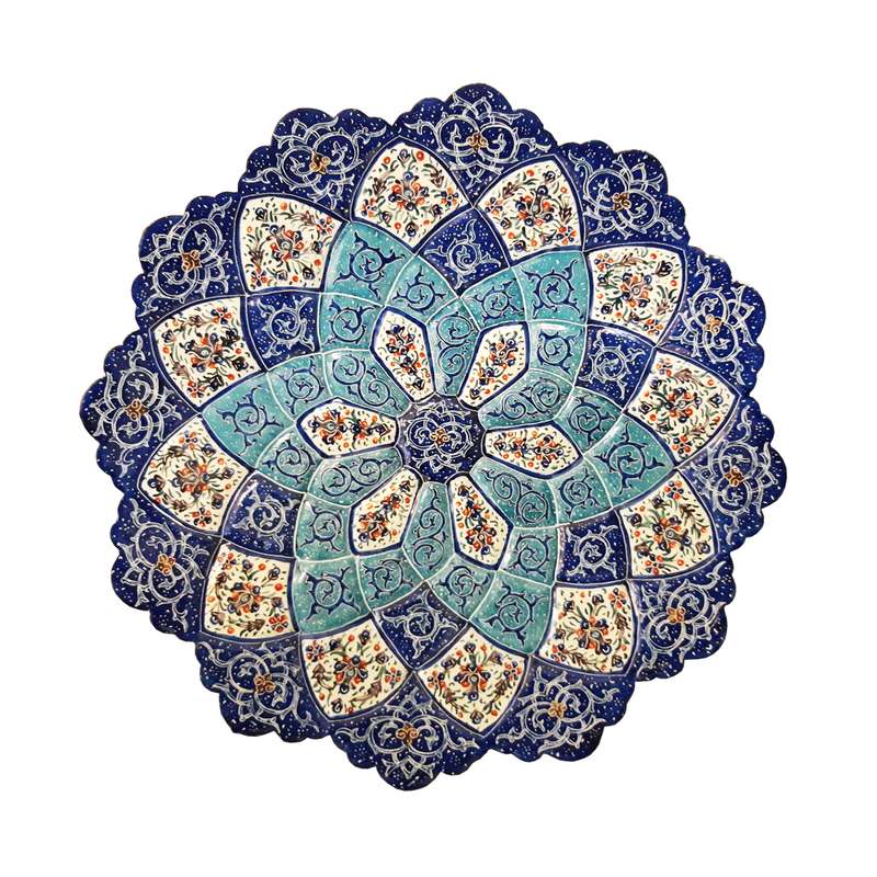 بشقاب میناکاری مدل K023