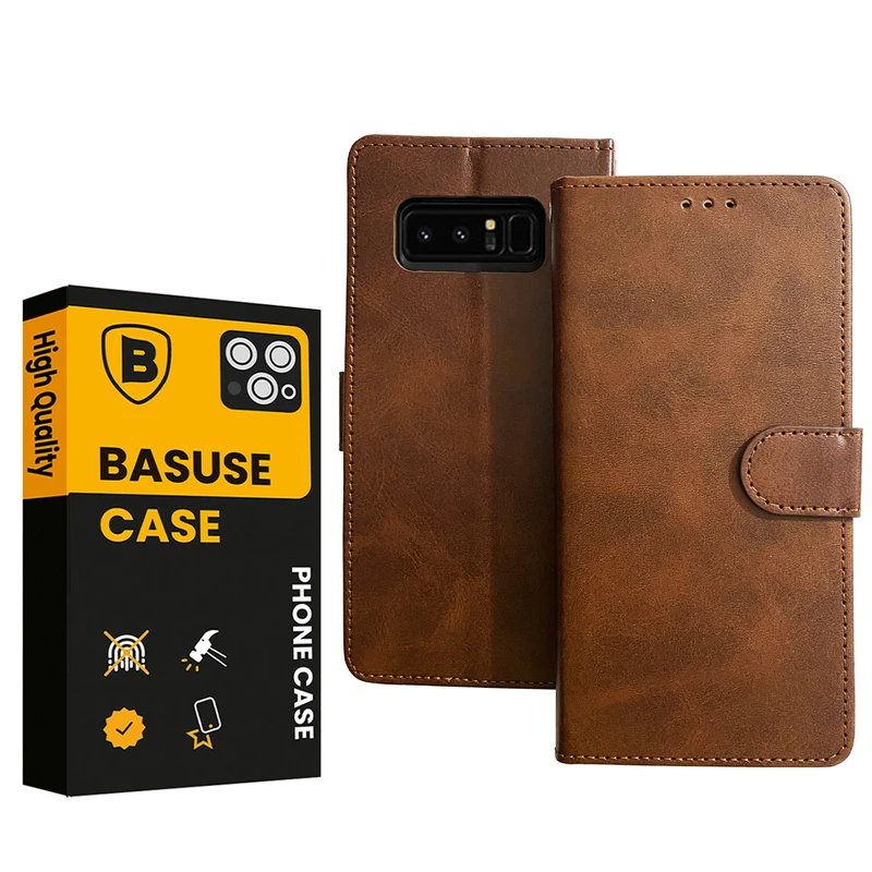 کیف کلاسوری باسئوس طرح Magneti کد M004 مناسب برای گوشی موبایل سامسونگ Galaxy Note 8