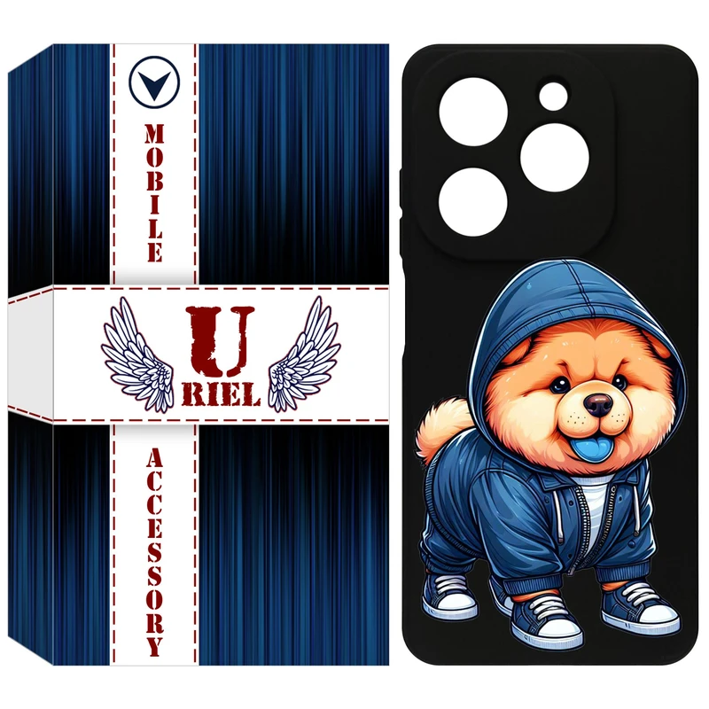 کاور یوریل مدل KSH کد 65 طرح سگ آبی مناسب برای گوشی موبایل تکنو Spark 20 / Spark Go 2024