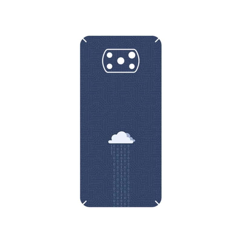 برچسب پوششی ماهوت مدل Minimal Data Cloud مناسب برای گوشی موبایل شیائومی Poco X3 Pro