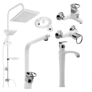 ست شیرآلات توفیق مدل النگویی پایه بلند مجموعه 6 عددی