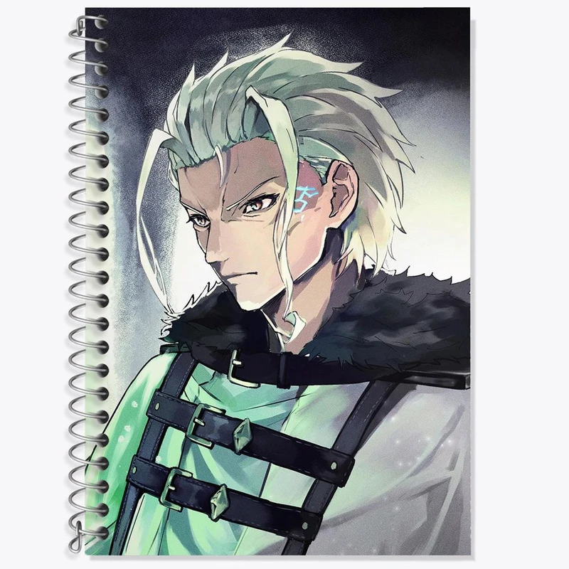 دفتر زبان 50 برگ خندالو مدل سه خط طرح ارستد انیمه موشوکو تنسی کد 24033