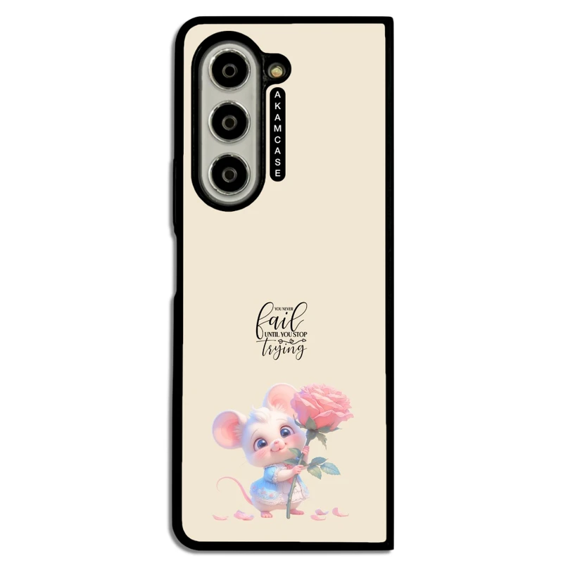 کاور آکام مدل AMC-WSGZFOLD5-ANIMALS QOUTES-14 مناسب برای گوشی موبایل سامسونگ Galaxy Z Fold 5