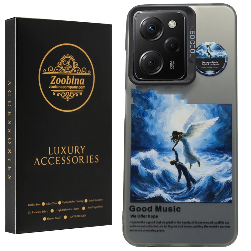 کاور زوبینا مدل Wamor مناسب برای گوشی موبایل شیائومی Redmi Note 12 Pro 5G / Poco X5 Pro
