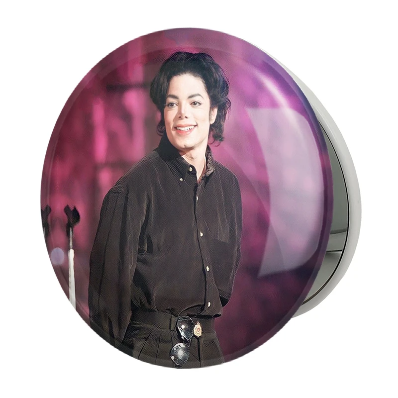 آینه جیبی خندالو طرح مایکل جکسون Michael Jackson مدل تاشو کد 19226 