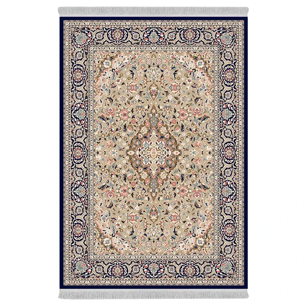 فرش پارچه‌ای دفه مدل فرشینه طرح مدرن کد 1009