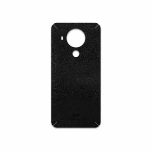 MAHOOT Black-Leather Cover Sticker for Nokia 5.4