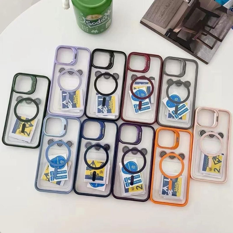 کاور مدل BRACKET مناسب برای گوشی موبایل اپل Iphone 13 به همراه محافظ لنز