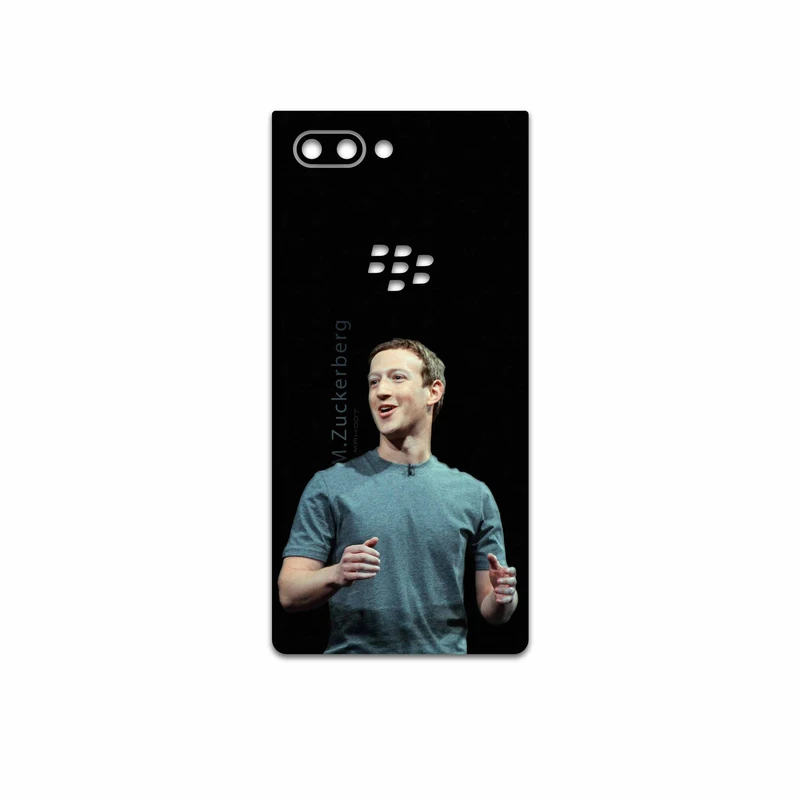 برچسب پوششی ماهوت مدل Mark Zuckerberg مناسب برای گوشی موبایل بلک بری Key 2