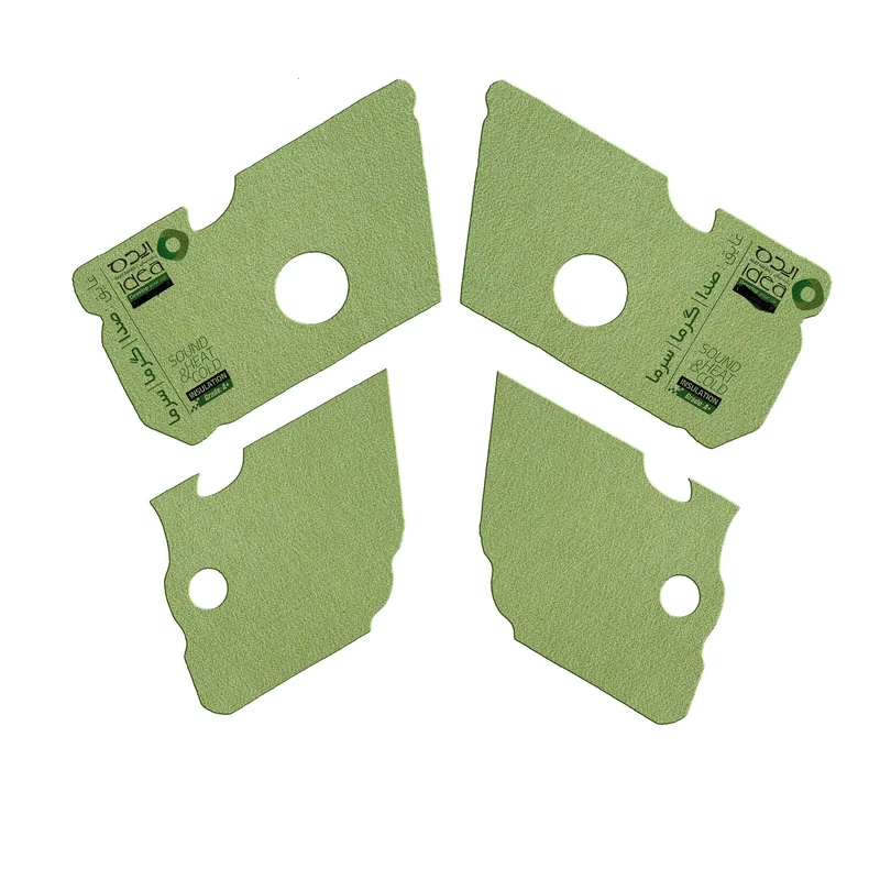 عایق درب خودرو ایده پارت نیکان مدل ایزومکس  مناسب برای 207 بسته چهارعددی