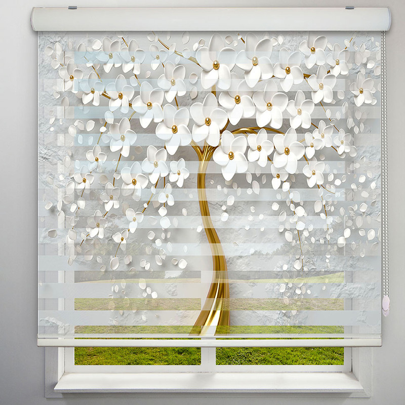 پرده زبرا مدل TD-95 سایز 125x150 سانتی متر