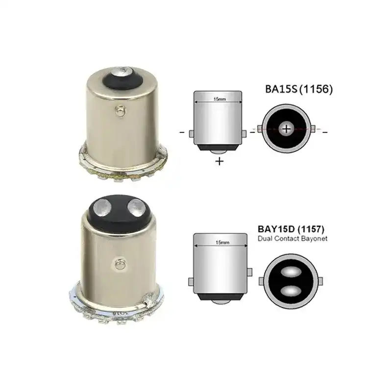 لامپ عقب خودرو اچ اف دی مدل 22SMD بسته دو عددی