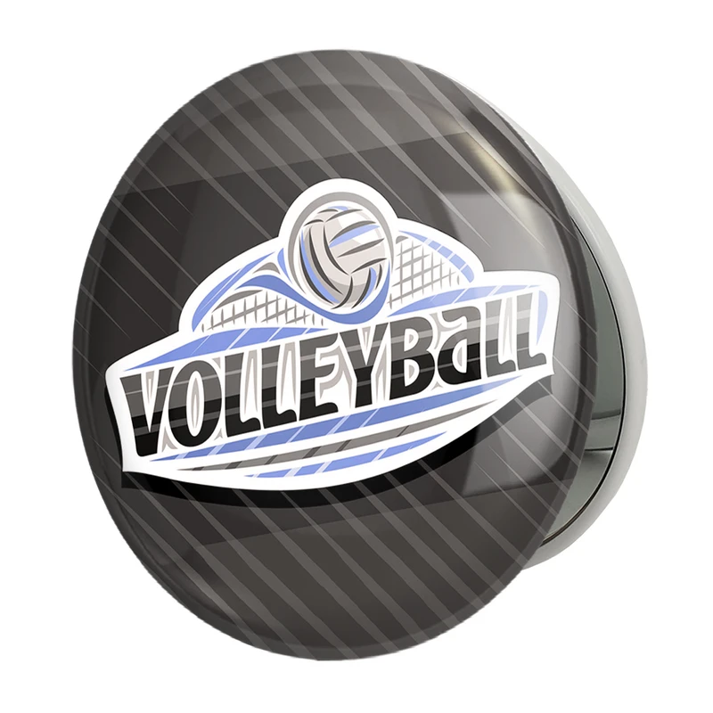 آینه جیبی خندالو طرح والیبال Volleyball مدل تاشو کد 26413 