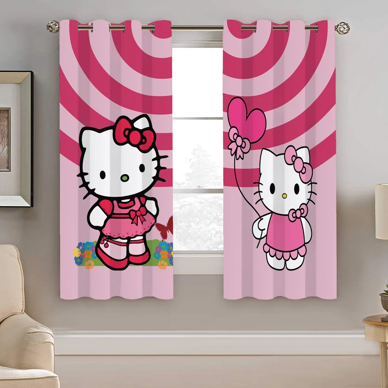 پرده نیروانا طرح کیتی کودک مدل هازان کد 8275 سایز 140×200 سانتی متر