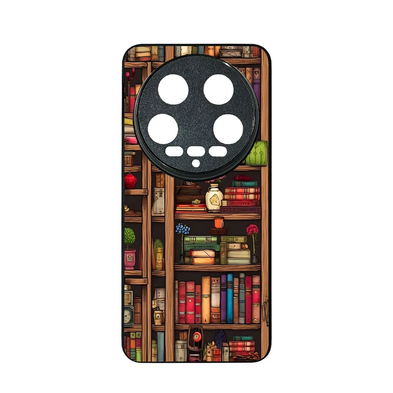 کاور گالری وبفر طرح کتابخانه مناسب برای گوشی موبایل شیائومی 14 ultra
