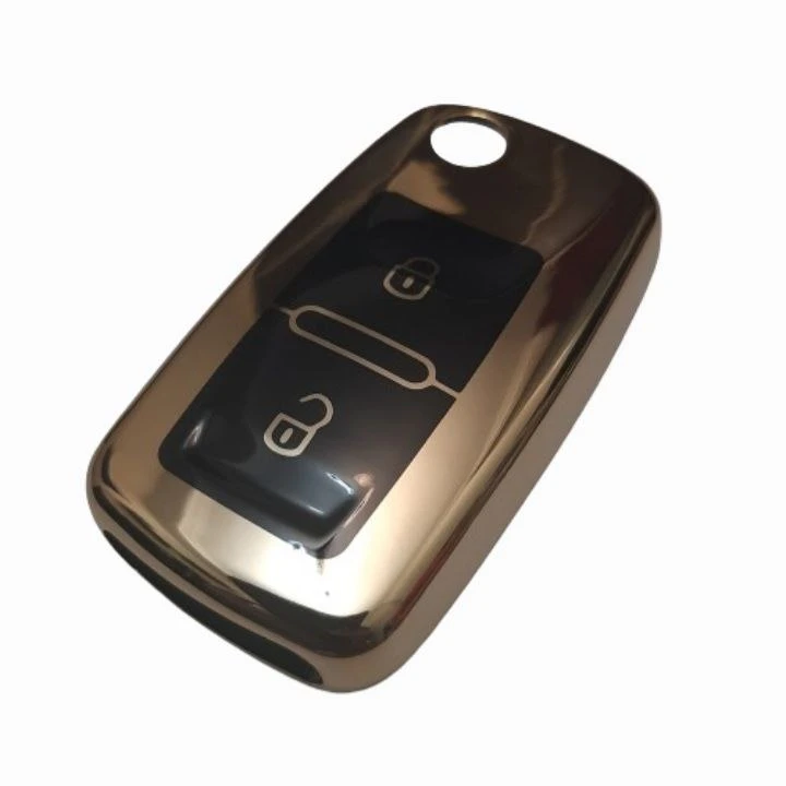 کاور ریموت و سوئیچ خودرو یونیورس اکسسوری مدل UNIVERSE-FULL-GOLD-405-2 مناسب برای پژو 405 2 کلید