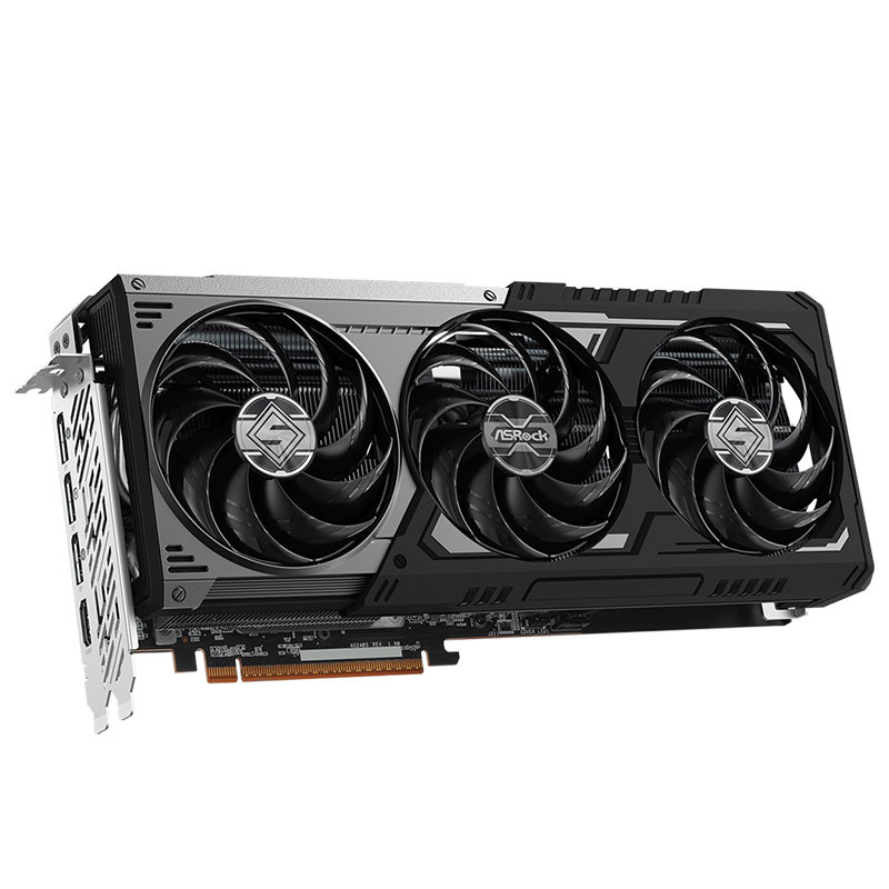 کارت گرافیک ازراک مدل AMD Radeon™ RX 9070 XT Steel Legend Dark 16GB
